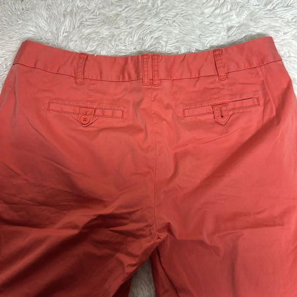 Liz Claiborne Sloane Bermuda Shorts Melon Color Sz16 - Picture 4 of 8